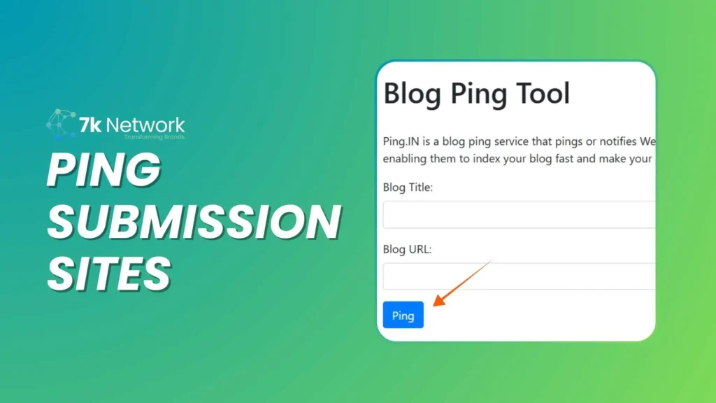 Ping Submission Sites