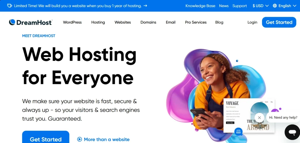 Best Domain Name Registrars in India: DreamHost