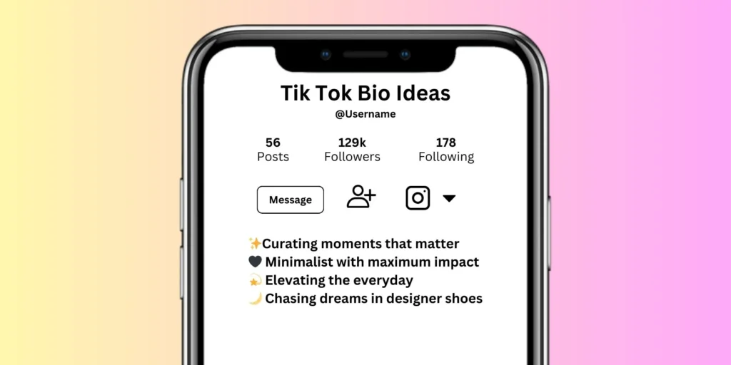 TikTok Bio Ideas