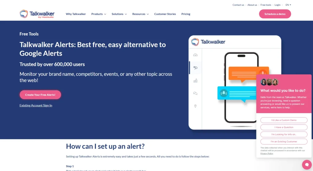 Talkwalker Alerts-Free Social Listening Tools