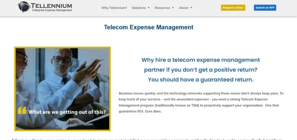 Tellennium TEM-Telecom Expense Management Solutions