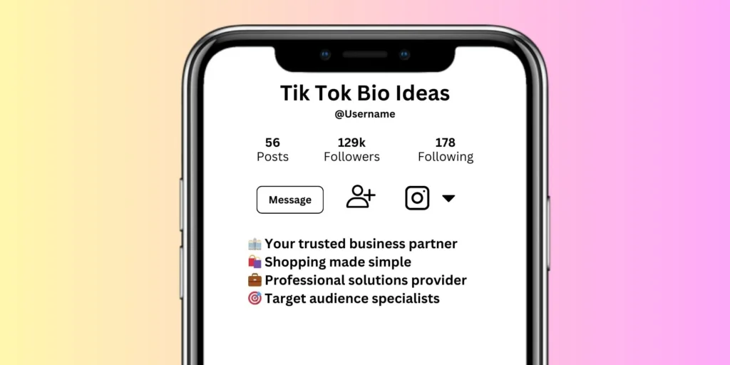 TikTok Bio Ideas