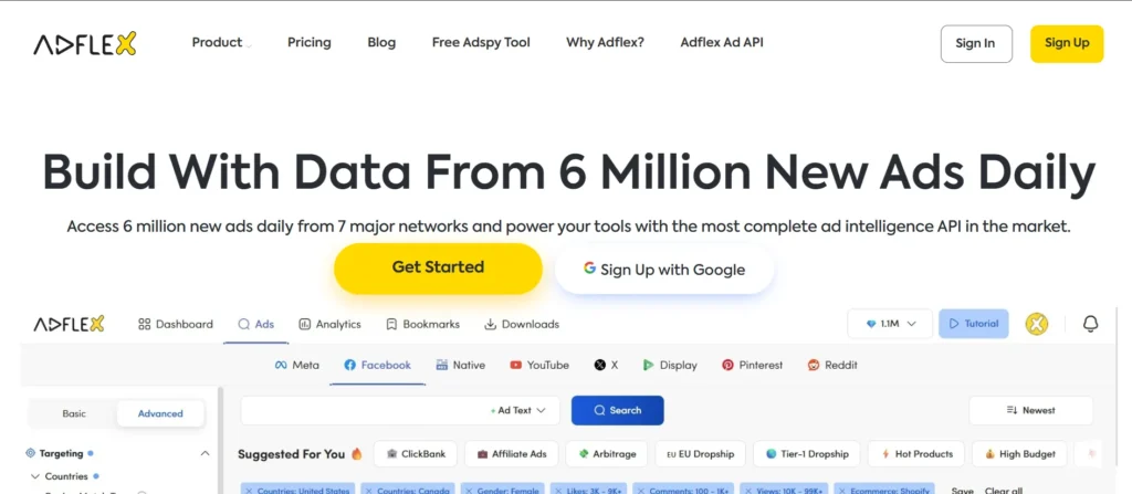 AdFlex - Facebook Ads Spy Tool