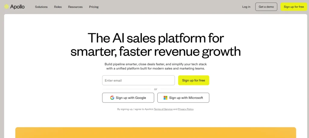 Lead Generation Platform - Apollo