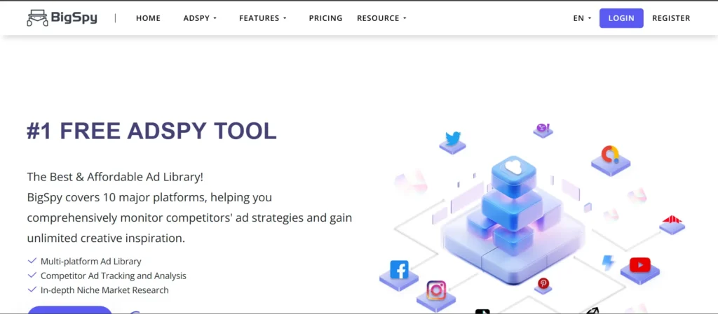 BigSpy - Facebook Ads Spy Tool