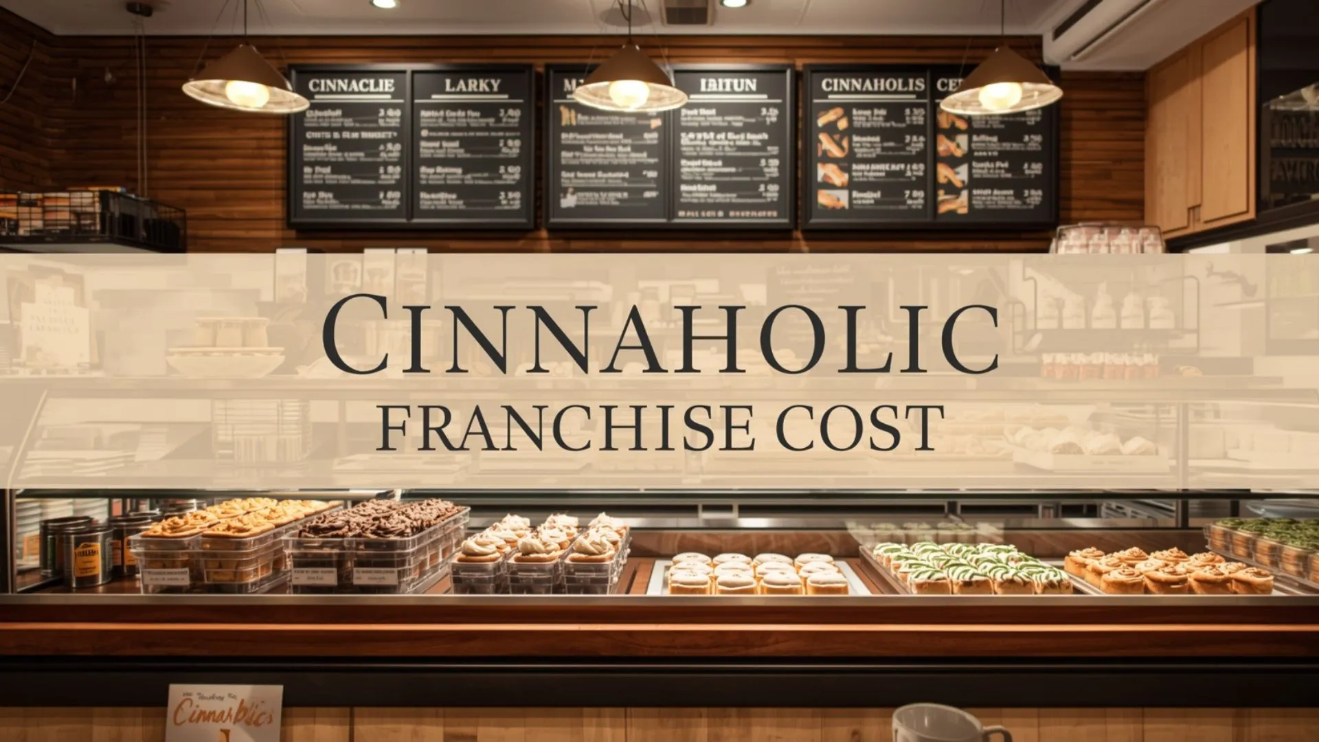 Cinnaholic Franchise cost