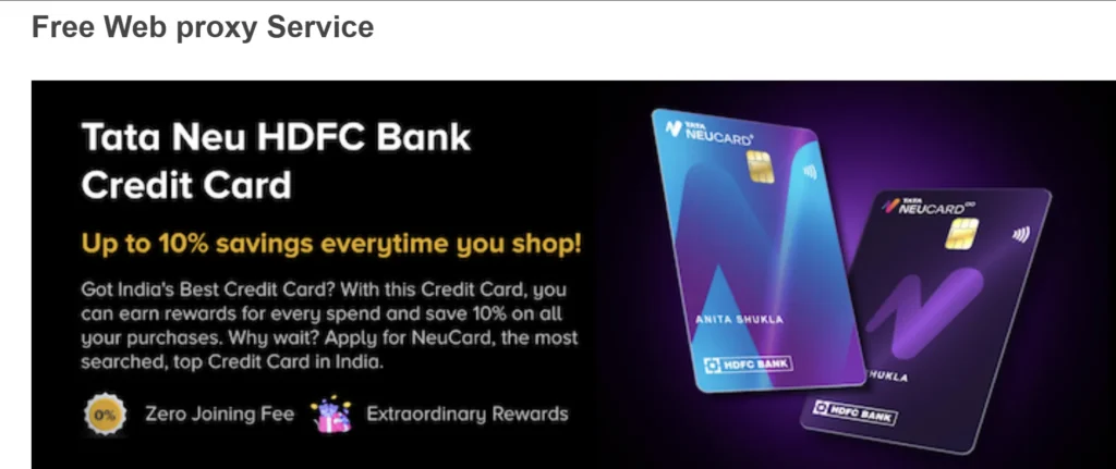 FreeProxy - Proxy Server