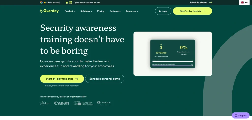 Guardey-Security Awareness Training Software
