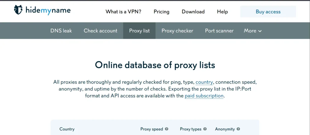 Hidemy. name - Proxy Server