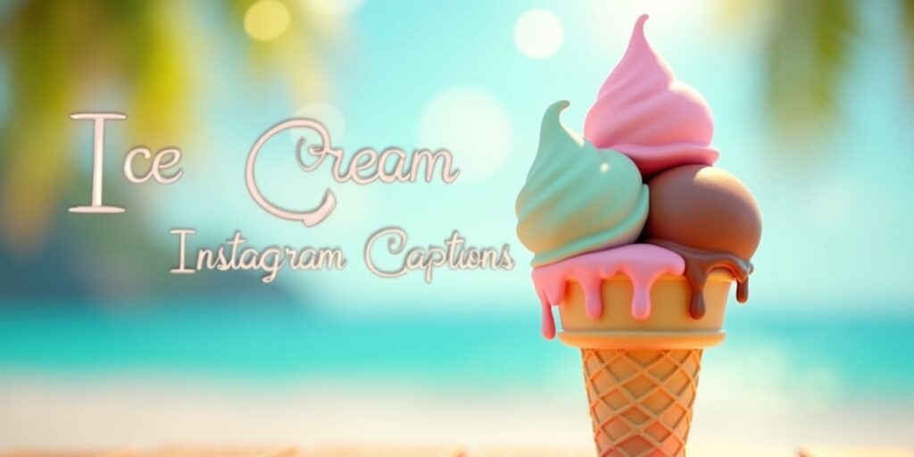 Ice Cream Instagram Captions