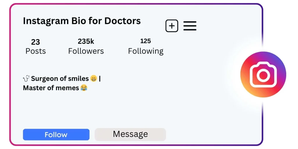 Instagram Bio for Doctors