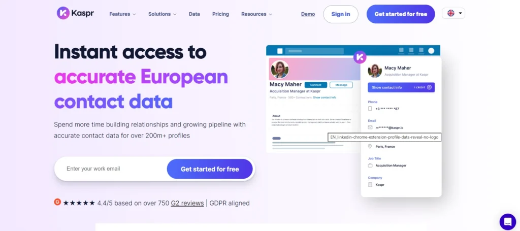 Lead Generation Platform - Kaspr