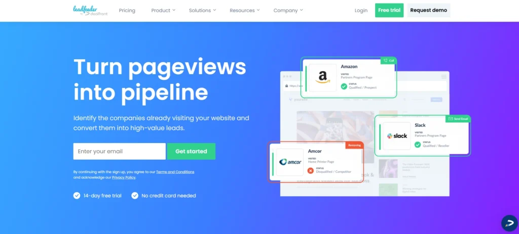 Lead Generation Platform - Leadfeeder