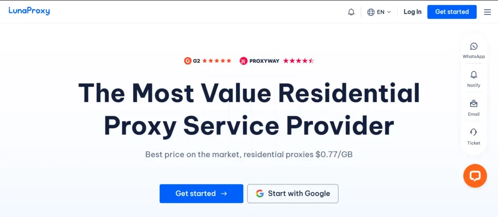 LunaProxy - Proxies for Facebook