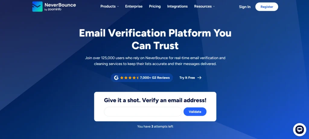 List Cleaning Tool - NeverBounce
