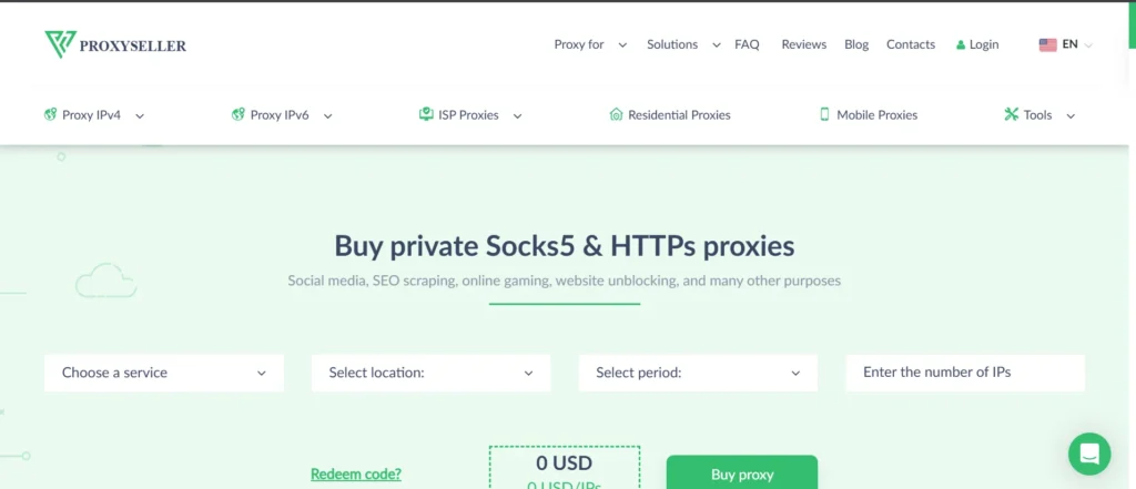 Proxy-Seller - Proxies for Facebook