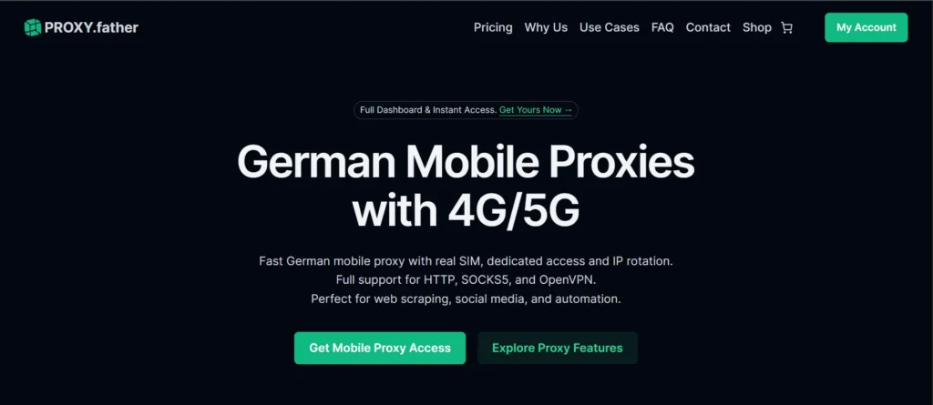 Proxyfather - Proxy Server