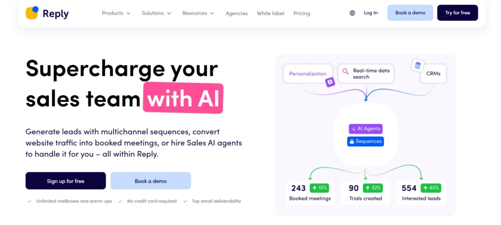 Cold Email Software - Reply