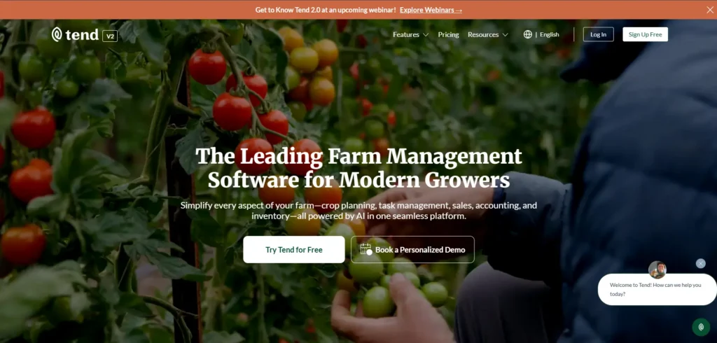 Tend-Crop Management Software