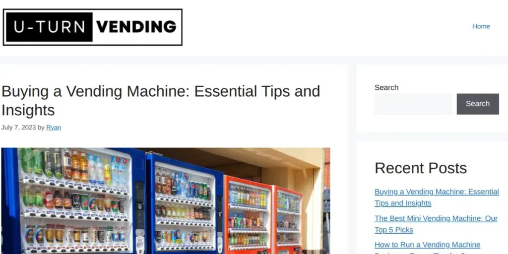 Vending Machine Franchise
