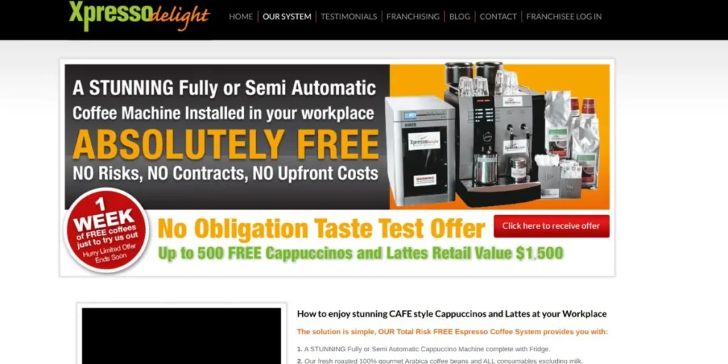 Vending Machine Franchise
