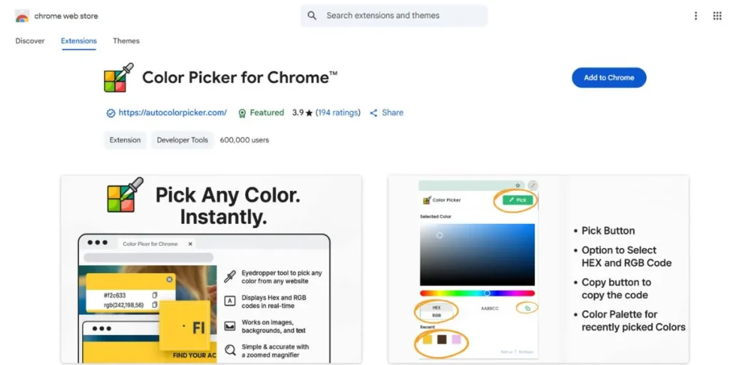 Best Chrome Extensions for Color Picker