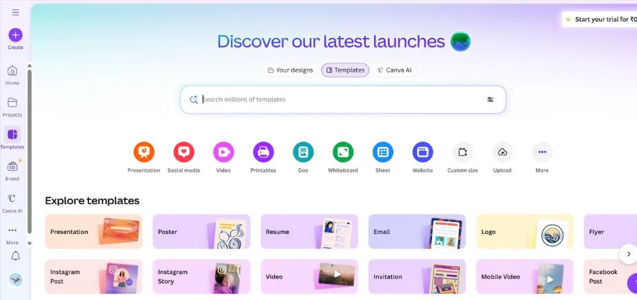 Canva - Startup Tools for Founders