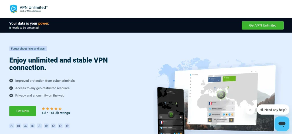 KeepSolid VPN Unlimited -  - VPN for Chromebook