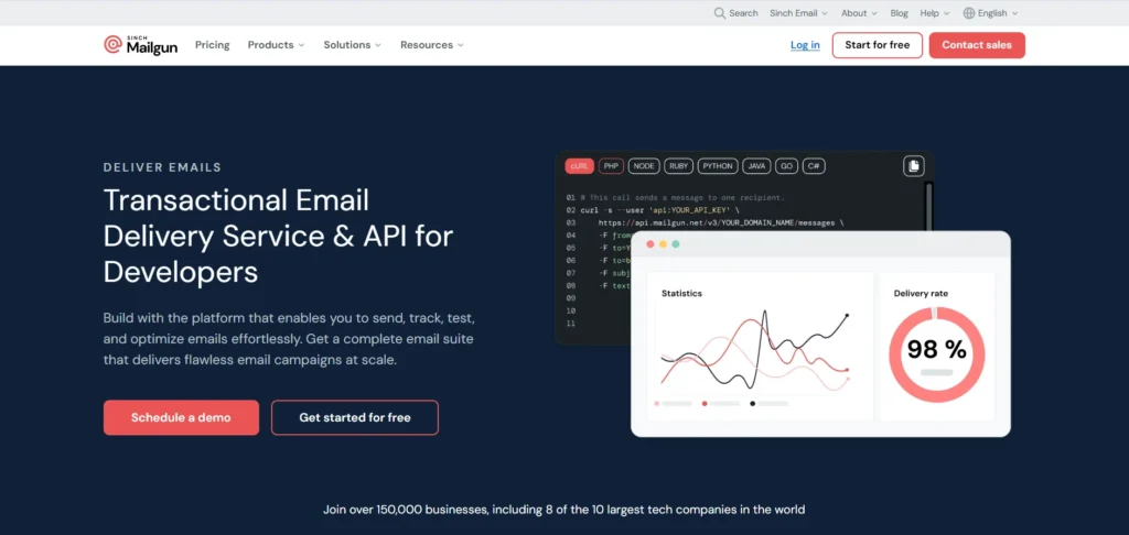 Email Deliverability Tool - Mailgun