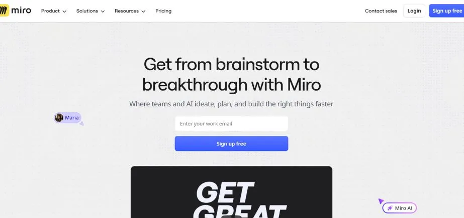 Miro - Productivity Tools for Digital Product Builders