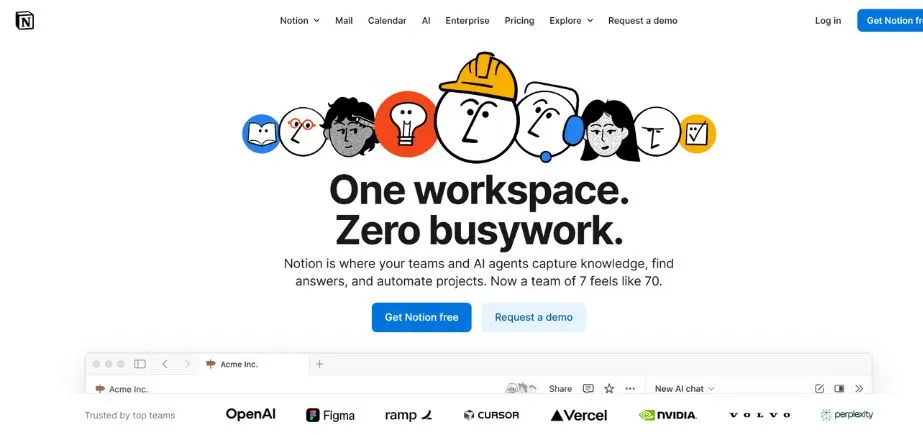 Notion - Productivity Tools for Digital Product Builders
