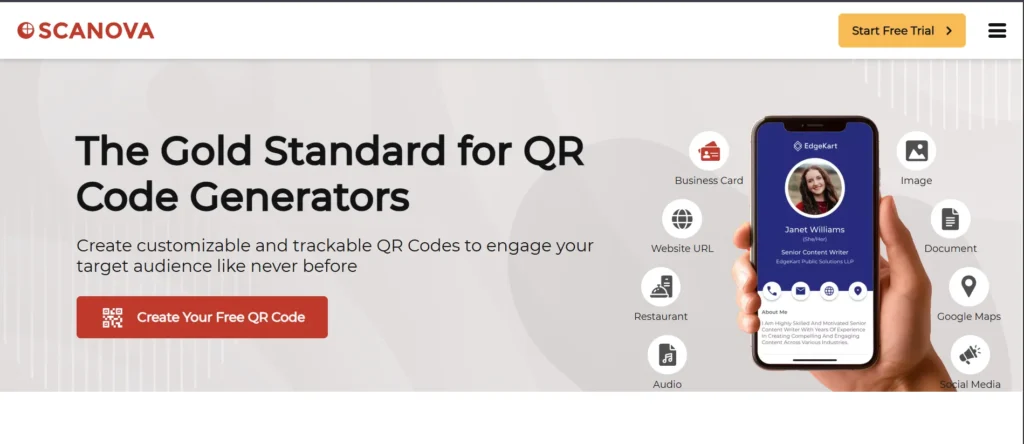 Scanova - UPI QR Code Generator