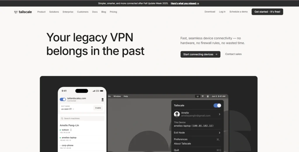 Tailscale-VPN for Apple TV