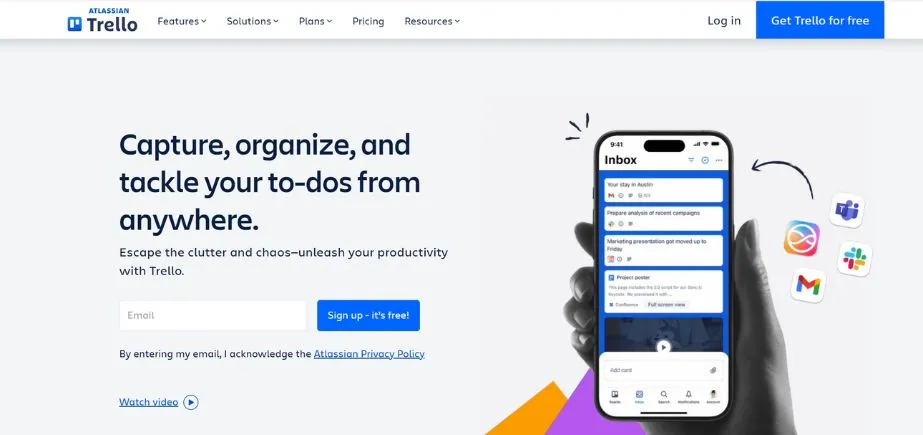 Trello - Productivity Tools for Digital Product Builders