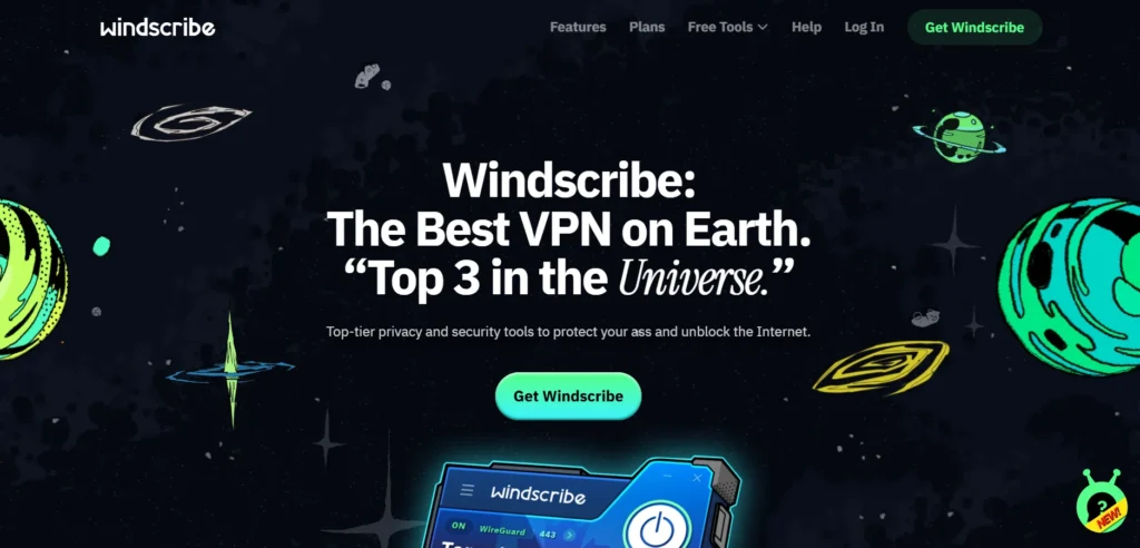 NordVPN Alternative: Windscribe