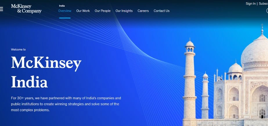 Consulting Companies in India - McKinsey & Company