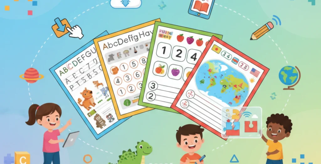 Digital Product to Sell - Digital Printables for Kids & Education
