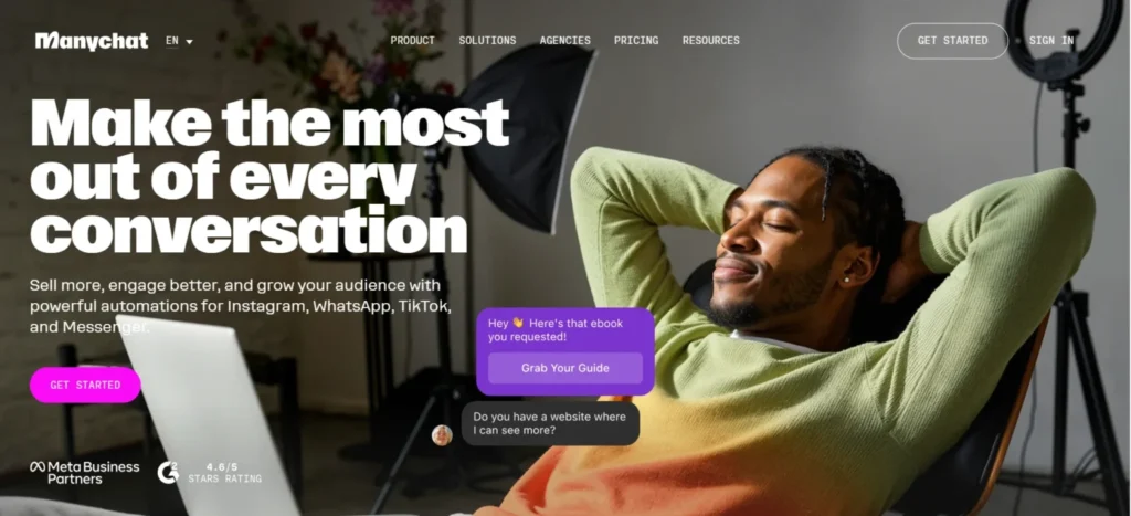 Chatbot for Shopify - ManyChat