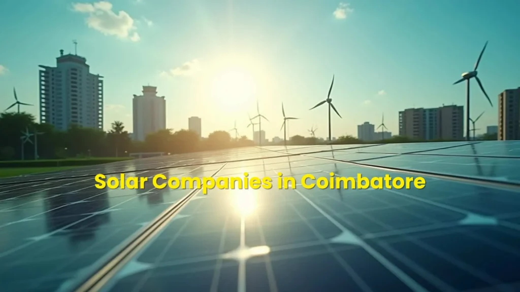 Solar Companies in Coimbatore