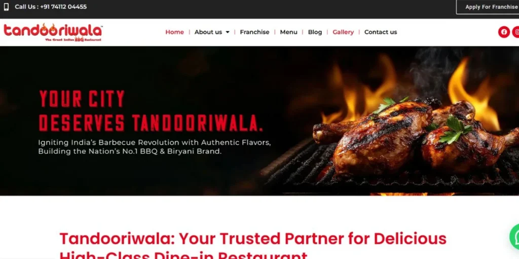 Tandooriwala - FOCO-Model Franchises