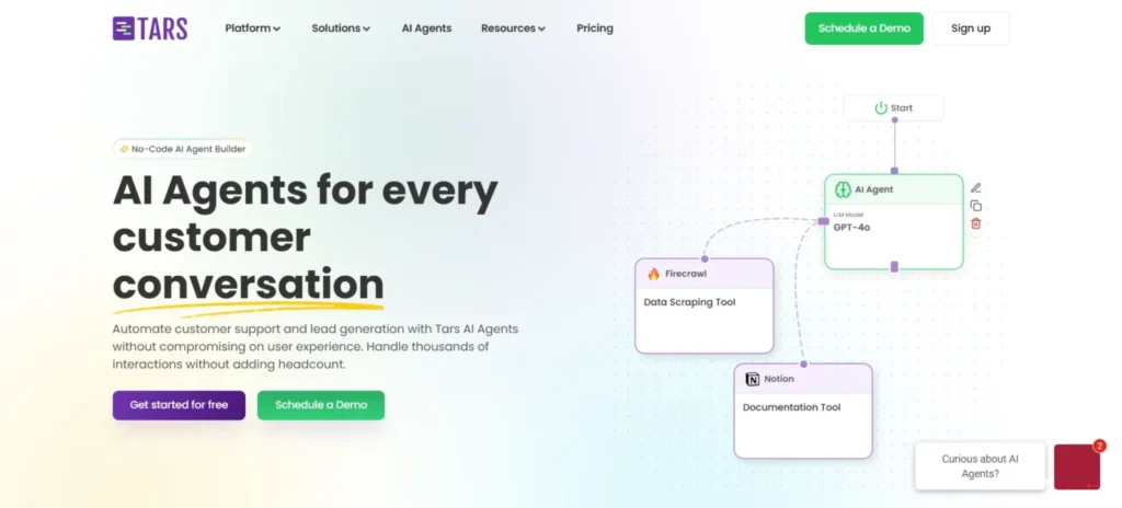 Chatbot for Shopify - Tars