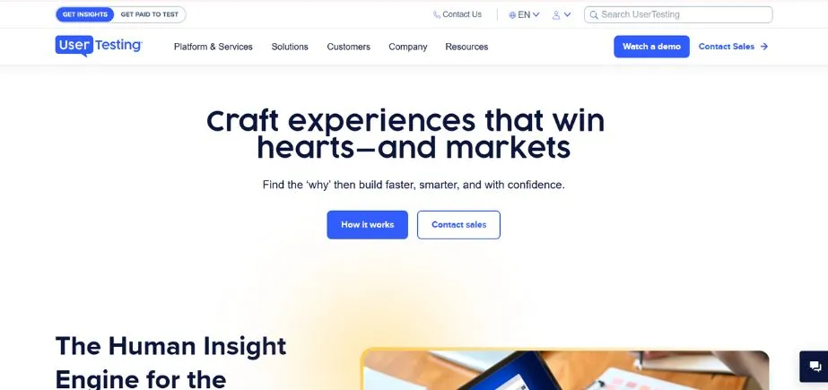 UserTesting - Secret Websites to Make Money Online