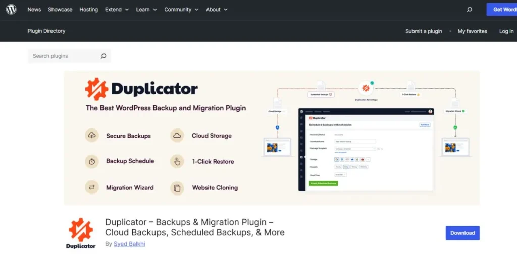 WordPress Backup Plugins