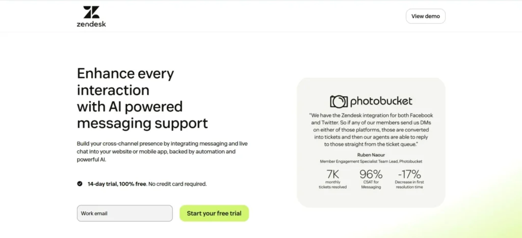 Chatbot for Shopify - Zendesk Answer Bot