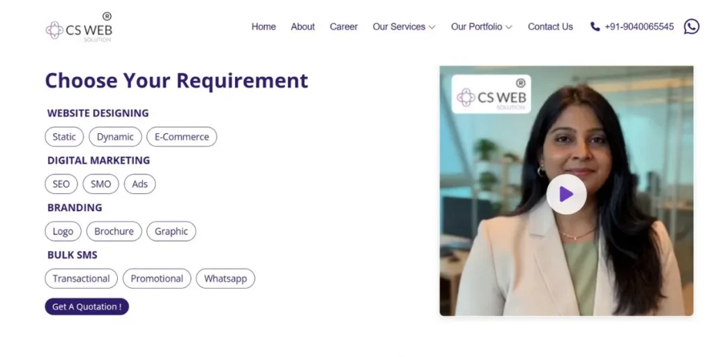 CS Web Solution - Web Development Companies in Bhubaneswar