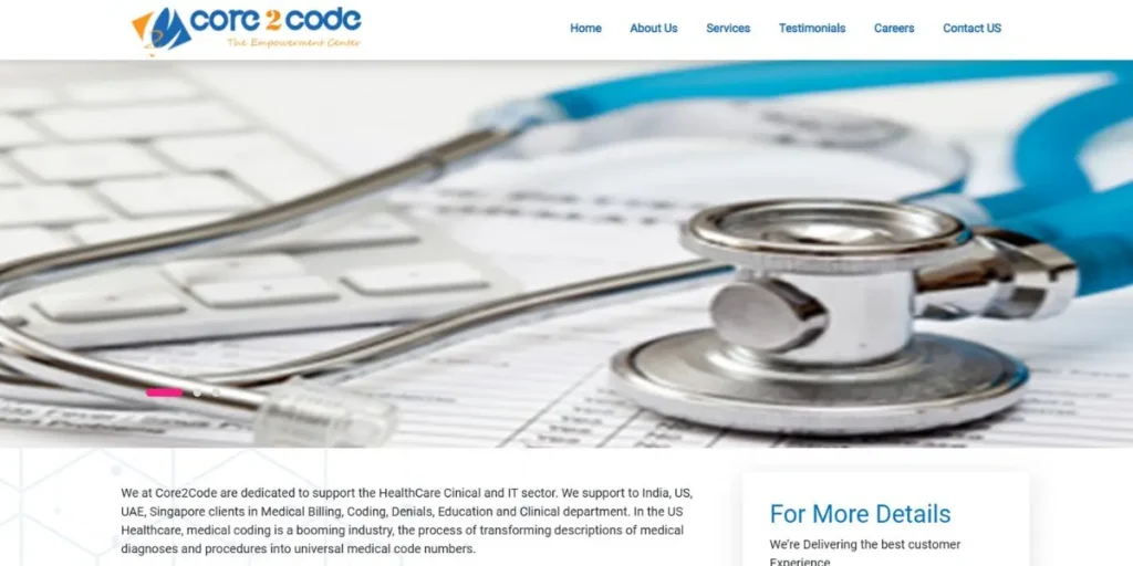 Core2Code Healthcare Services - Medical Coding Companies in Chennai