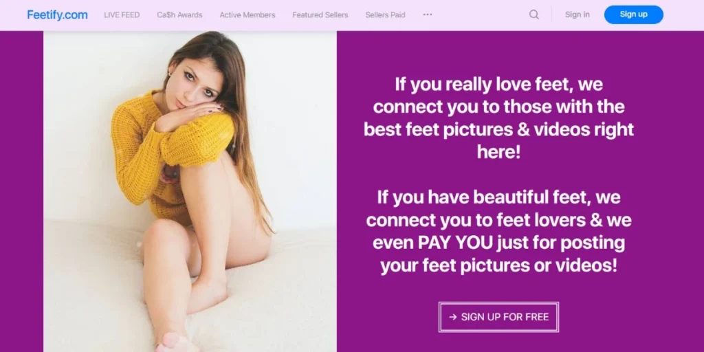 Feetify - How to Sell Feet Pics for Money
