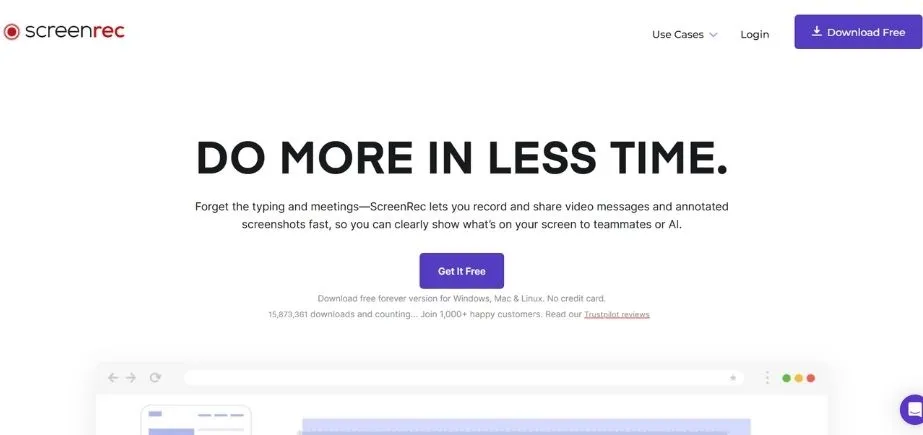 ScreenRec - Best Screen Recording Software