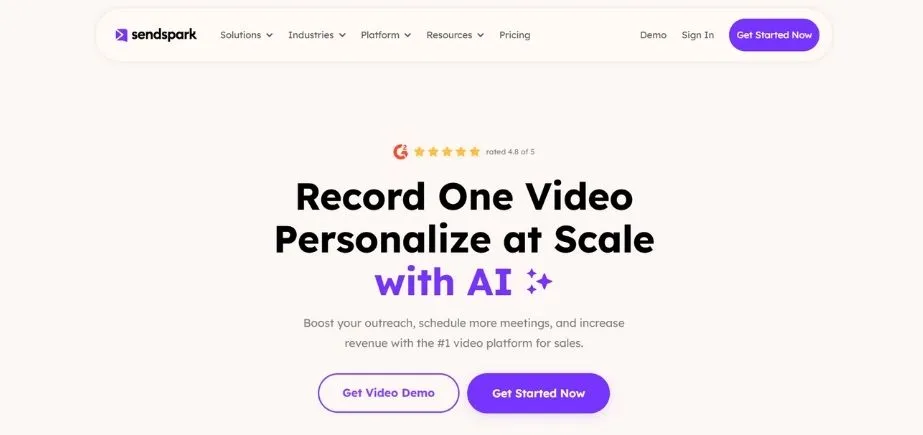 SendSpark - Best Screen Recording Software