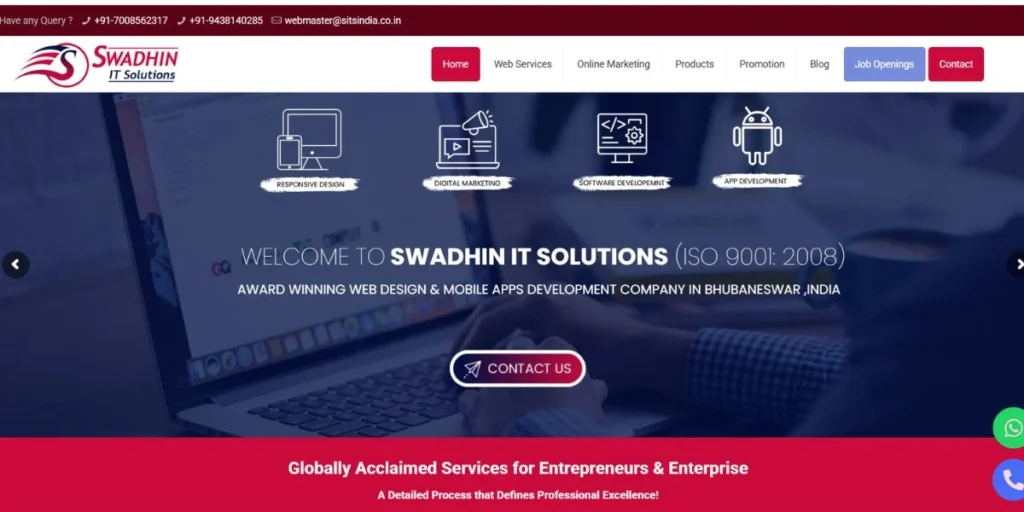 Swadhin IT Solutions - Web Development Companies in Bhubaneswar